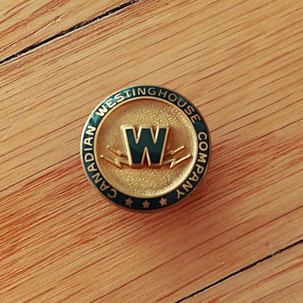 Vintage Westinghouse Lapel Pin Tie Tack Railway Electric Nuclear Engineering